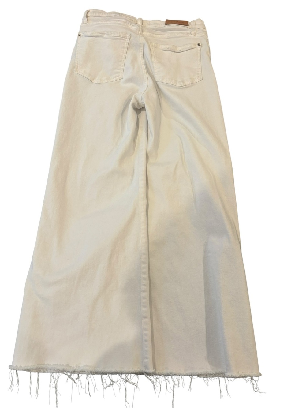 7 for All Mankind Women’s Wide Leg White Jeans Size 28 - Picture 6 of 6